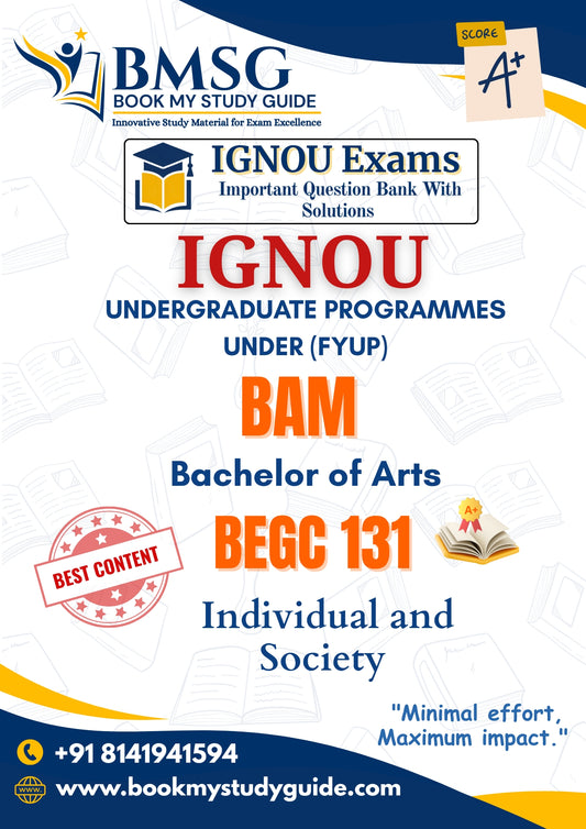 BEGC 131 Individual and Society